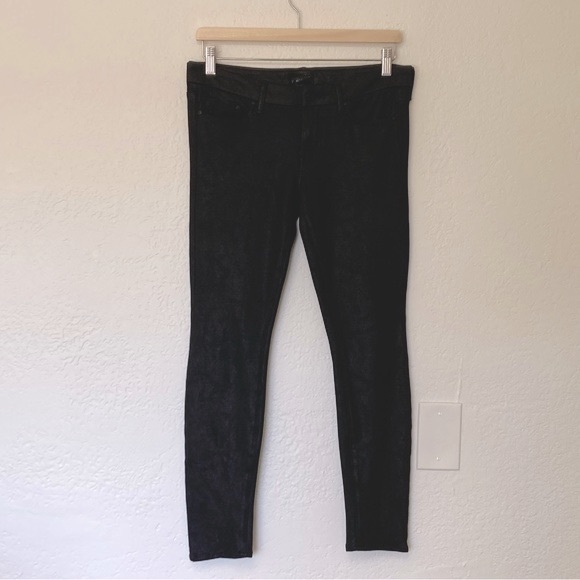 MOTHER The Looker in Look But Don’t Touch Faux Suede Jeans, Size 28 - Picture 3 of 9